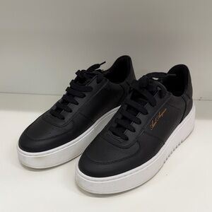 Axel Arigato Black Sneakers with White Platform Sole